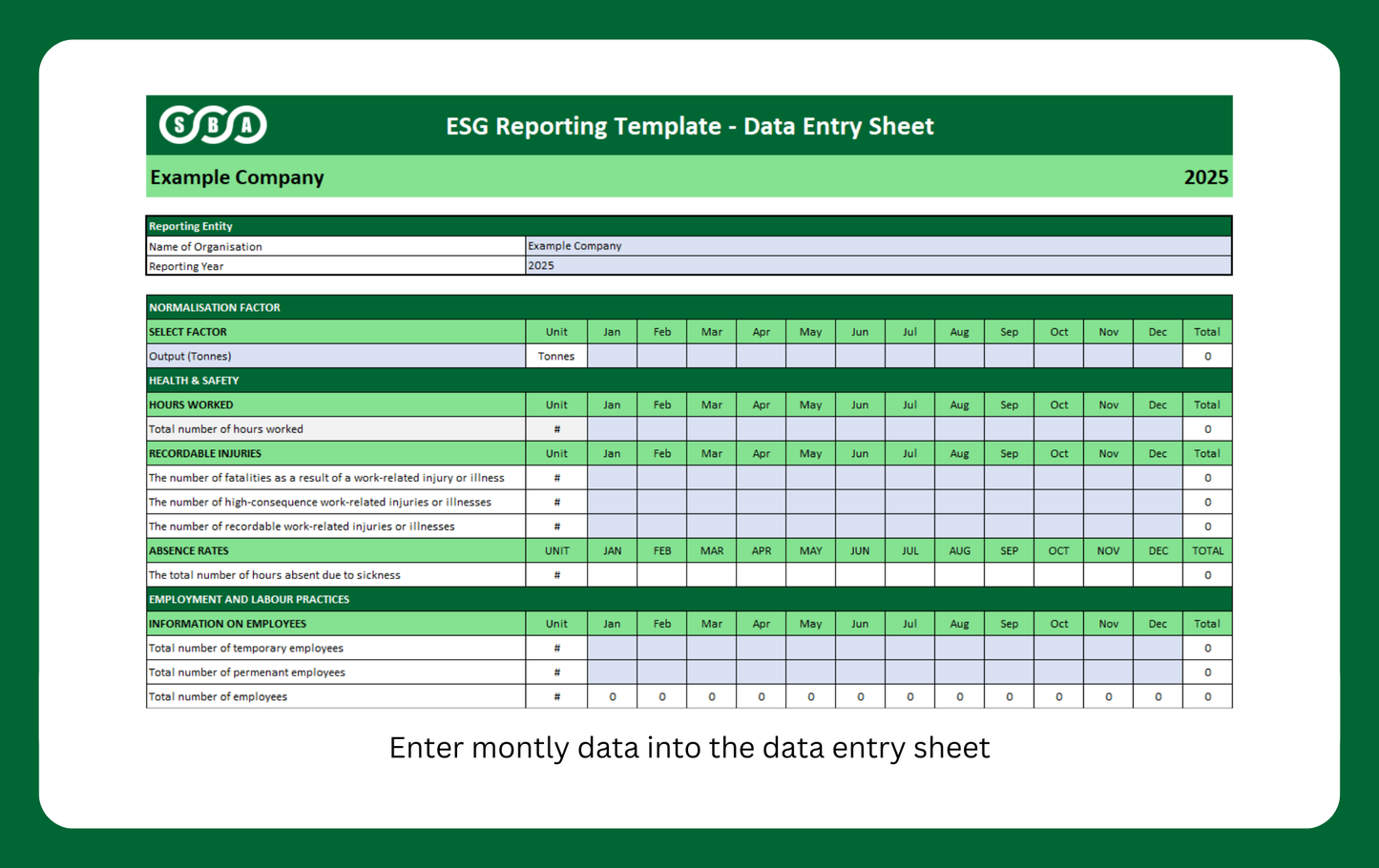 ESG Reporting Tool